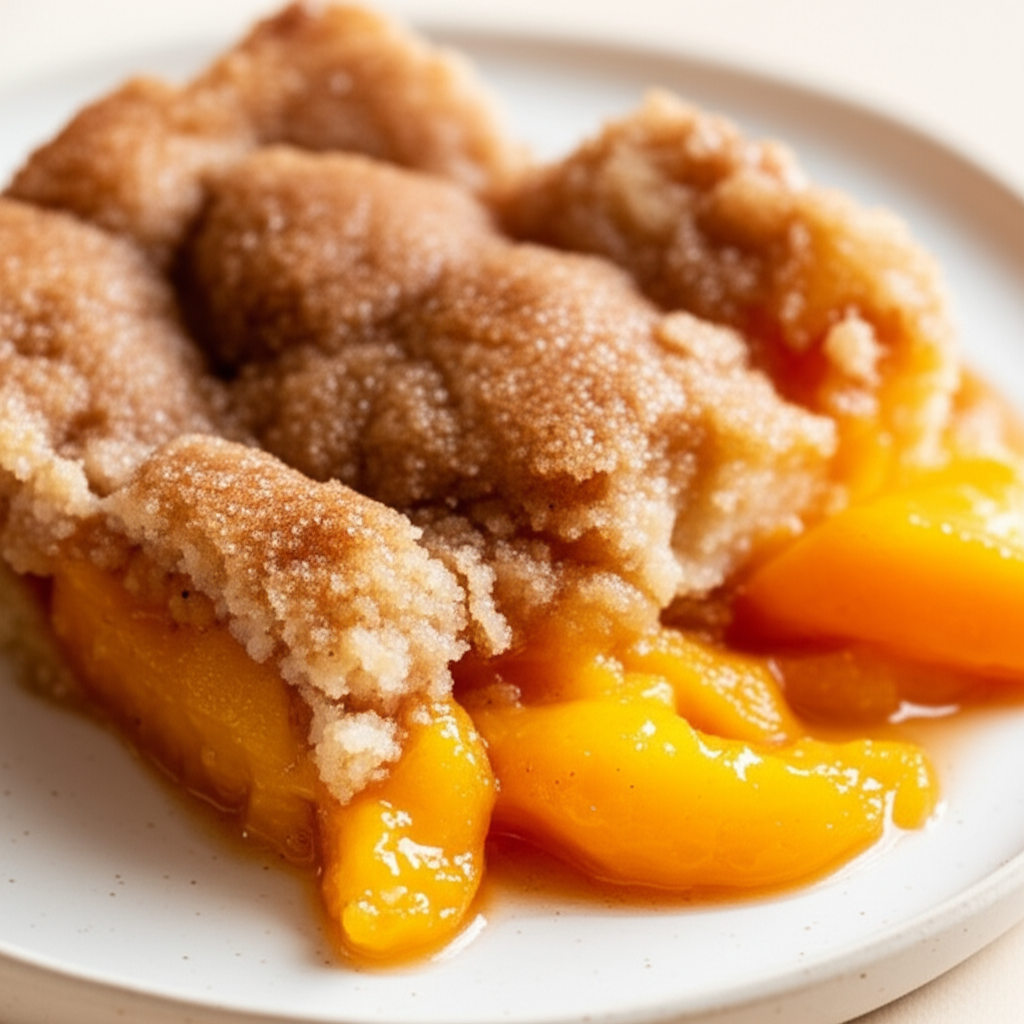 Low Fat Fresh Peach Cobbler image