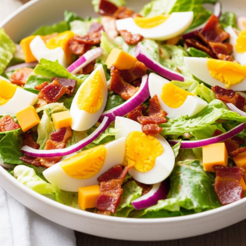 Bacon Swiss Lettuce Salad image