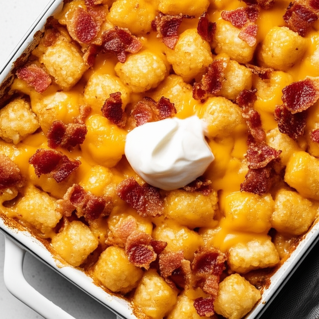 Bacon Tater Tots Bake image