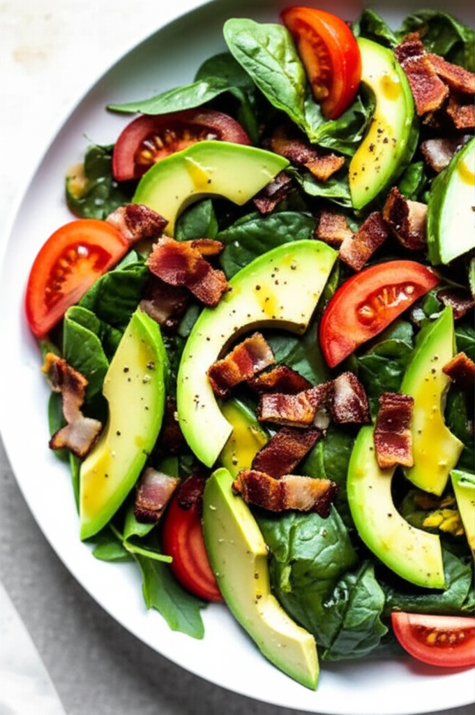 Bacon Tomato And Avocado Salad image