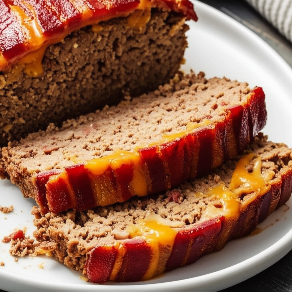 Bacon Topped Meatloaf image