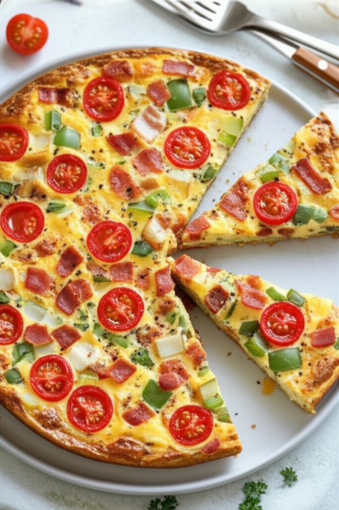 Bacon Veggie Frittata image