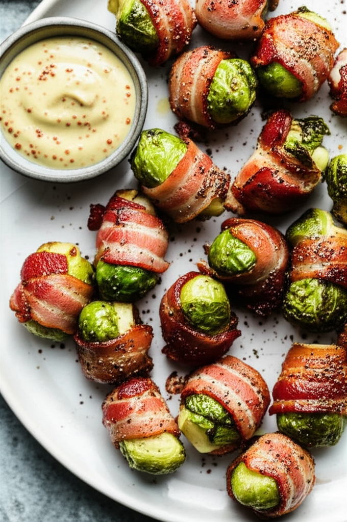 Bacon Wrapped Brussels Sprouts image