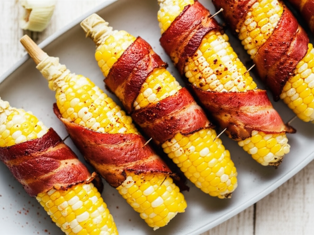 Bacon Wrapped Corn image
