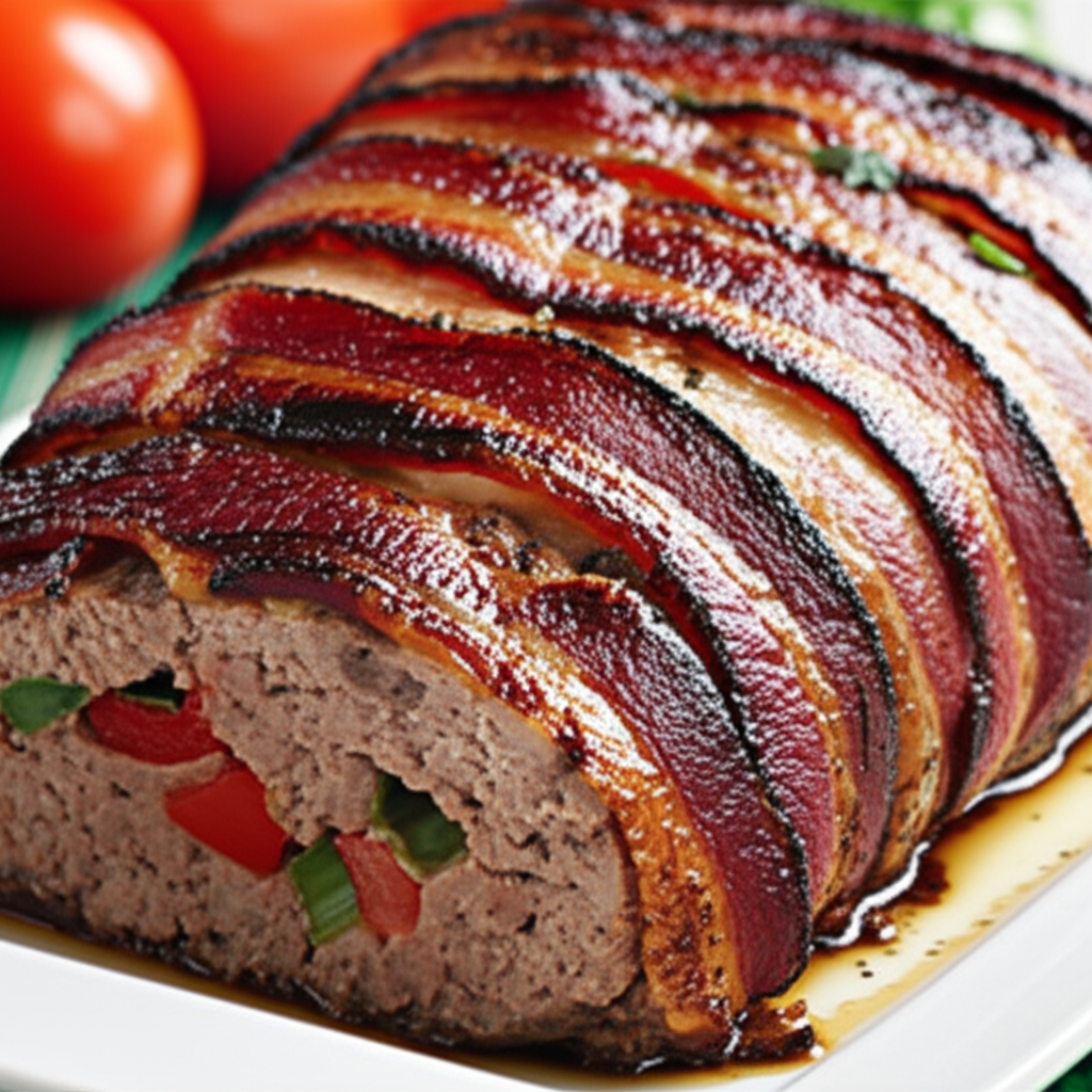 Bacon Wrapped Meat Loaf image