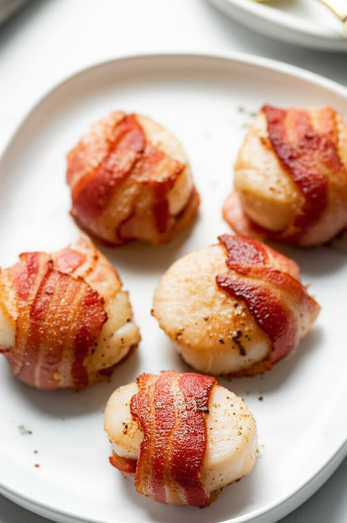 Bacon Wrapped Scallops image