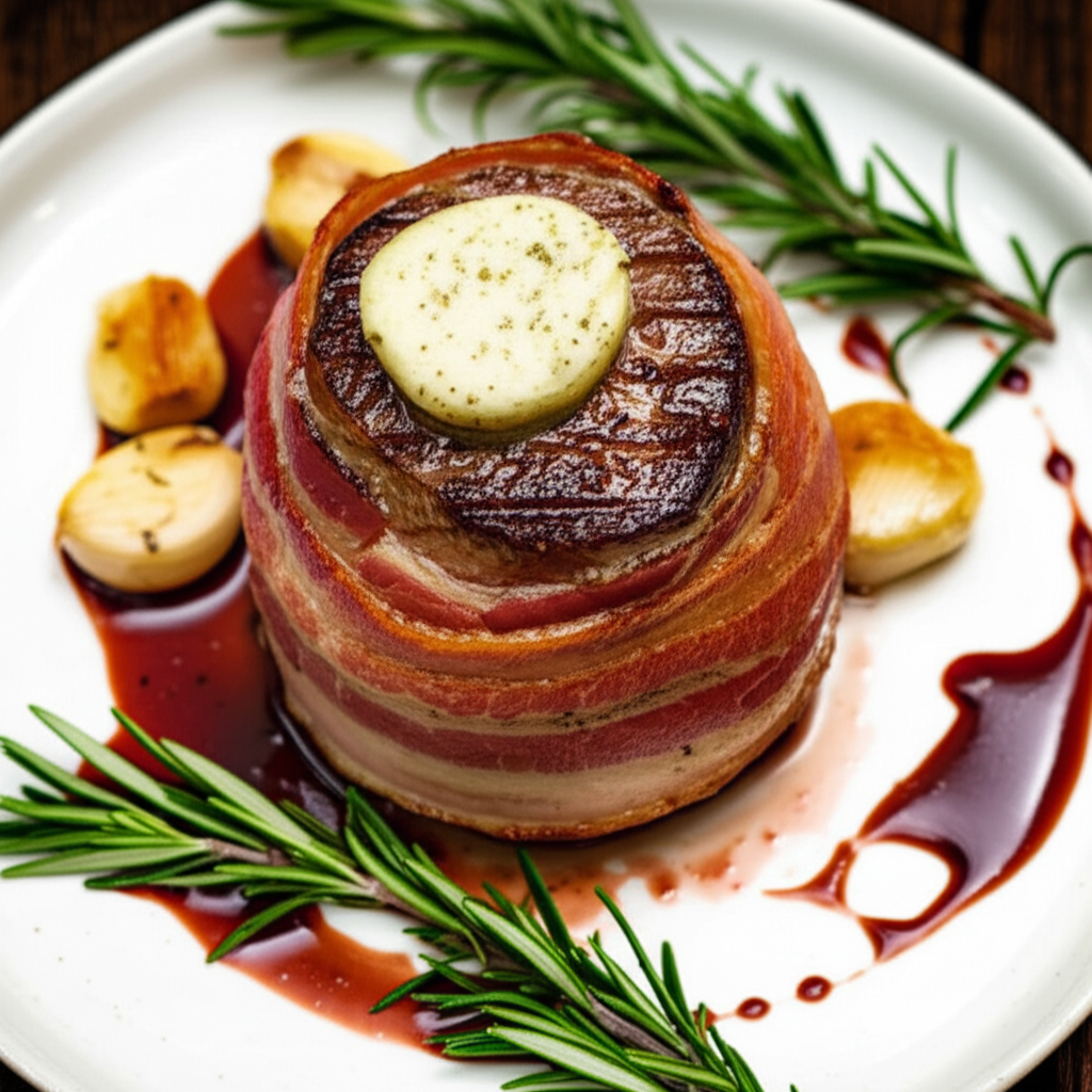Bacon Wrapped Steak image