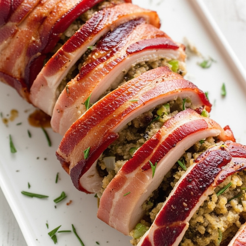 Bacon Wrapped Stuffed Chicken image