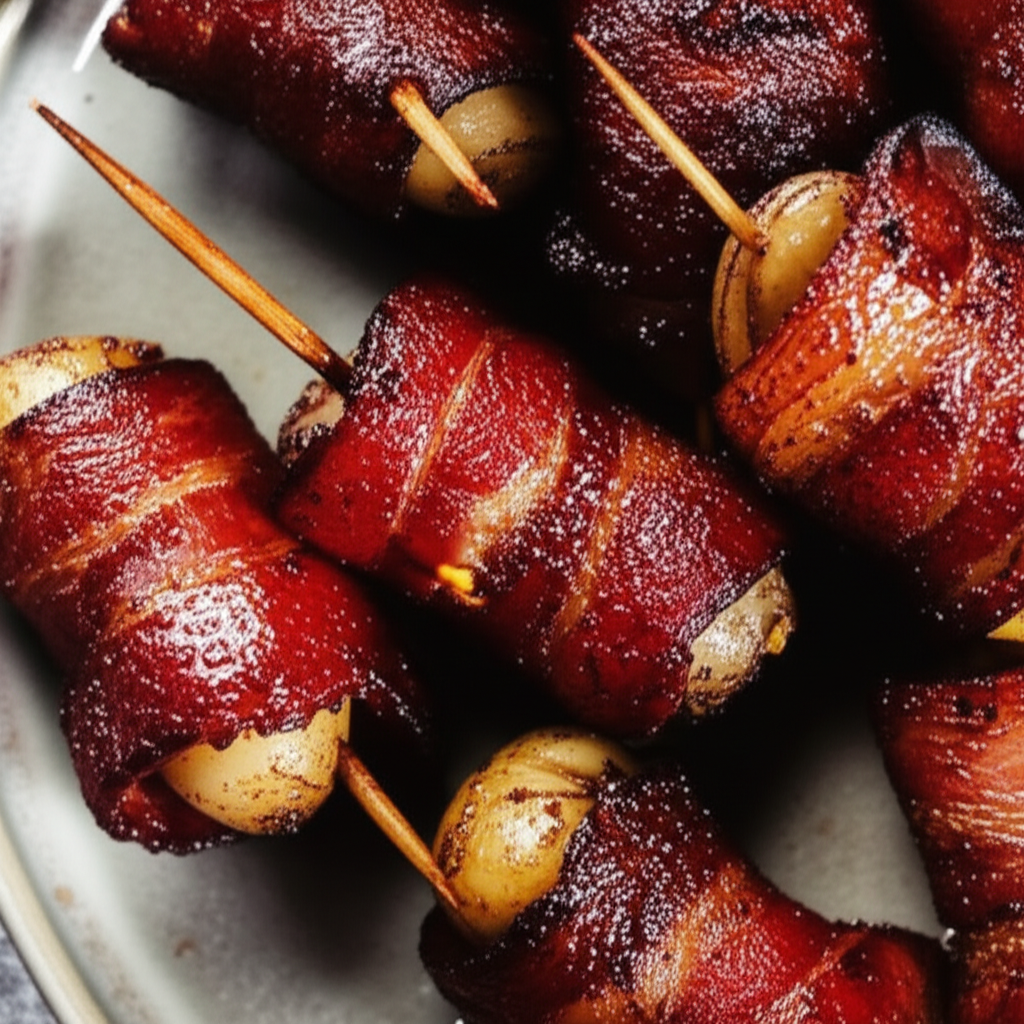 Bacon Wrapped Water Chestnuts image