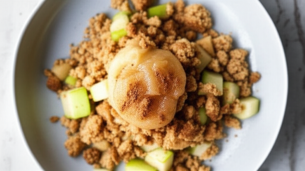 3 Minute Apple Crumble image