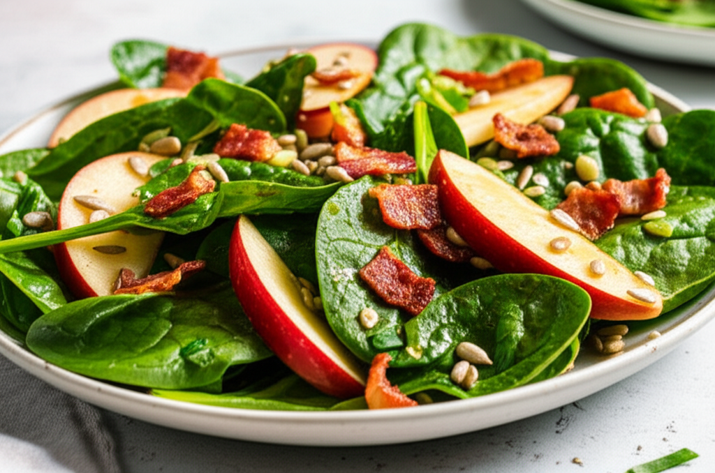 Bacon Apple And Spinach Salad image