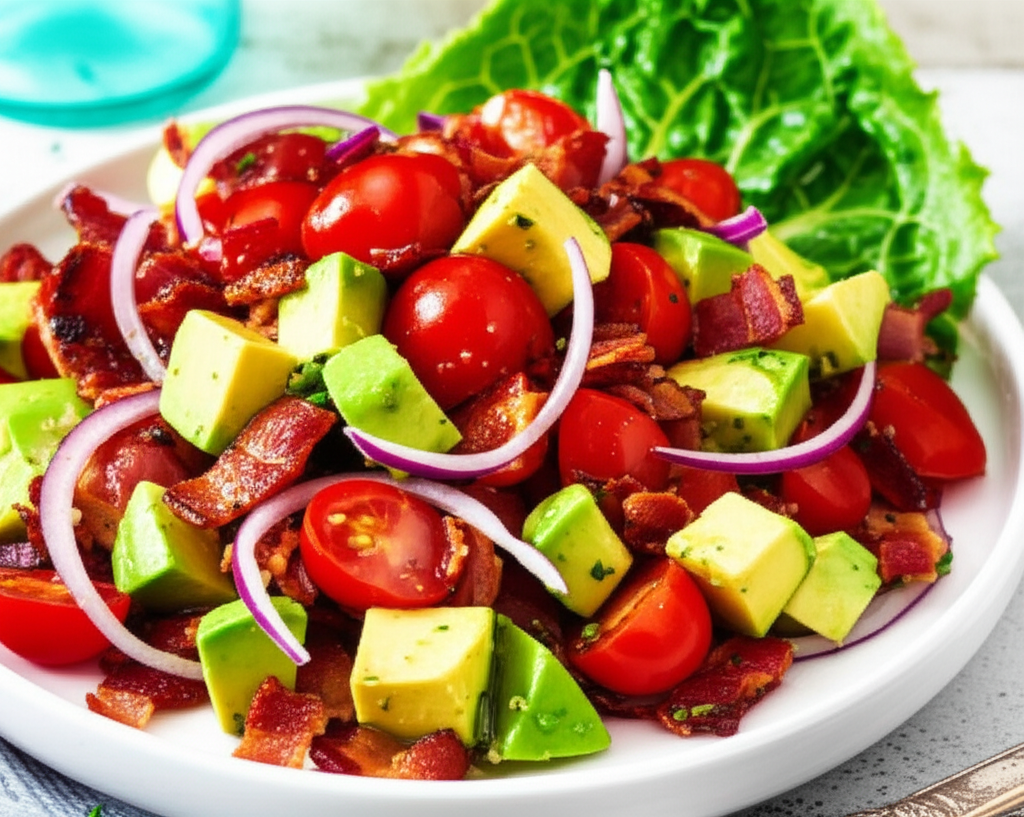 Bacon Avocado Tomato Salad image