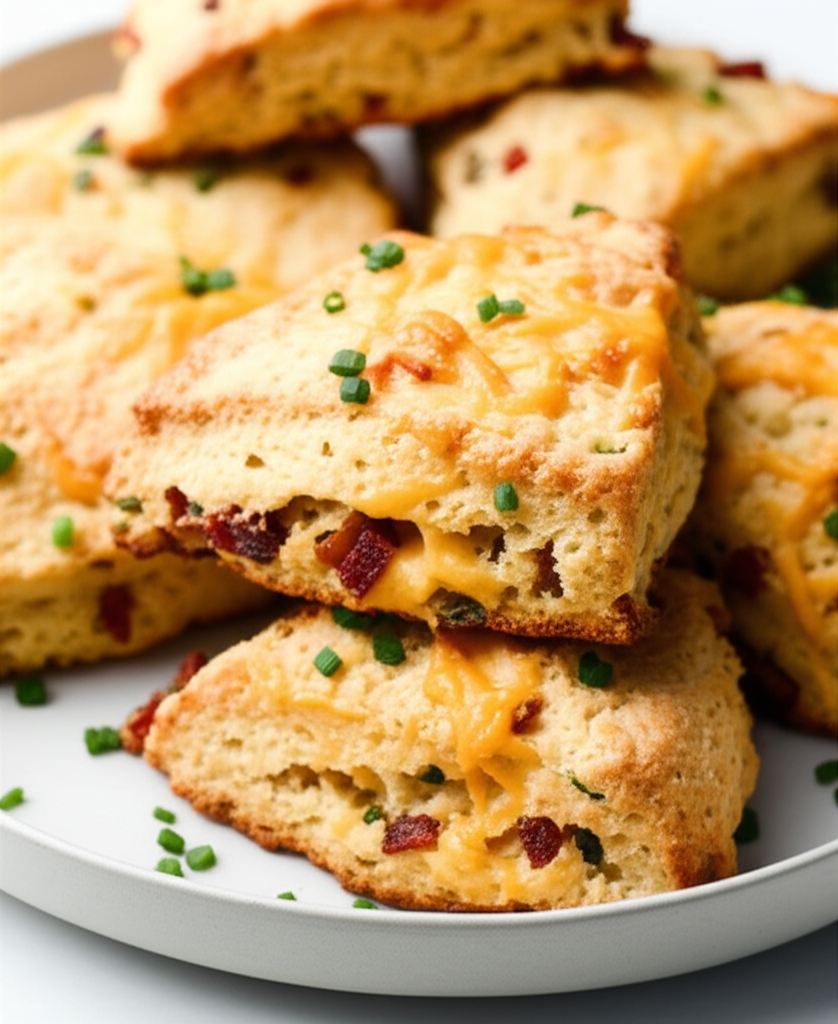 Bacon Cheese Scallion Scones image
