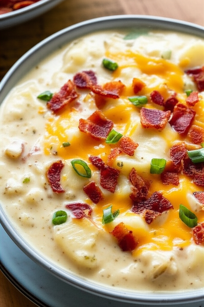 Bacon Cheese And Potato Chowder image