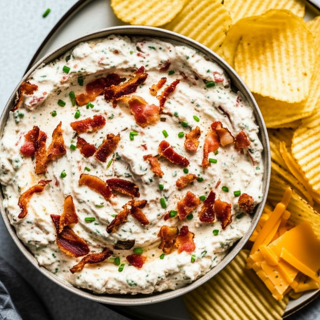 Bacon Cream Cheese And Horseradish Dip image