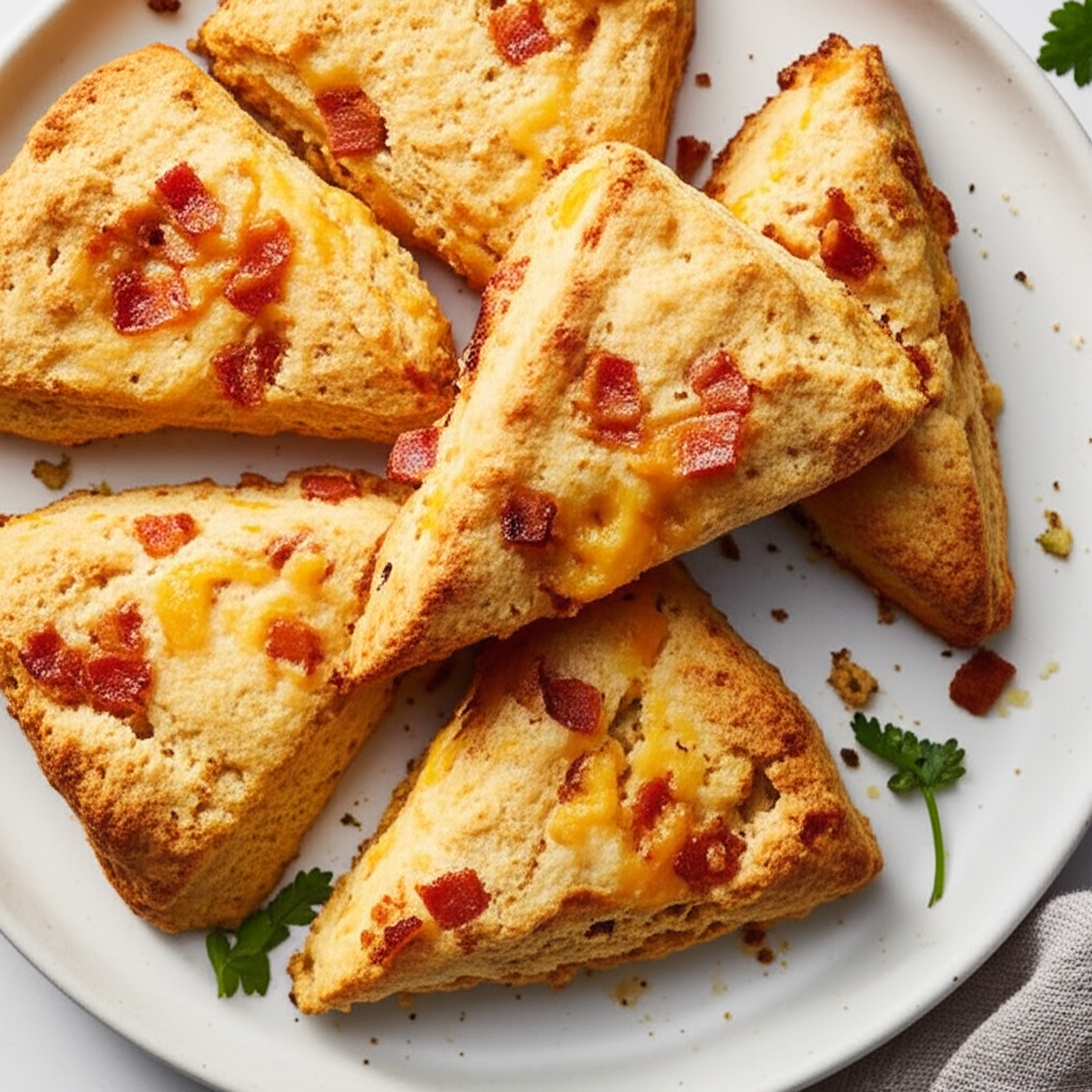 Bacon Egg And Cheddar Scones image