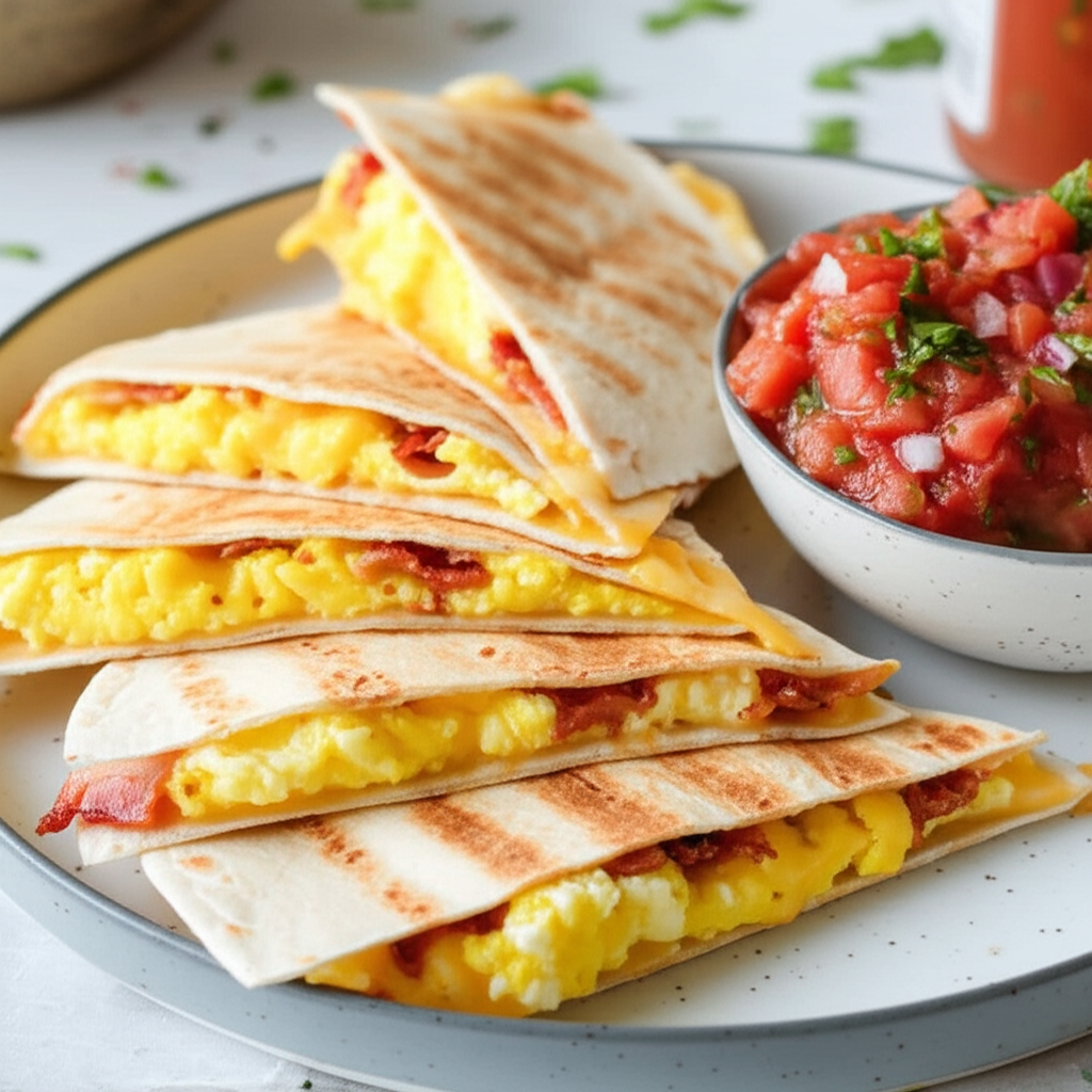 Bacon Egg And Cheese Quesadillas image