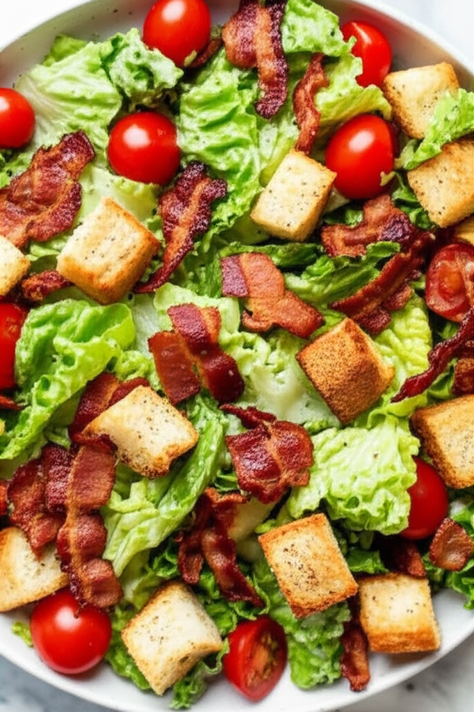 Bacon Lettuce And Tomato Salad image