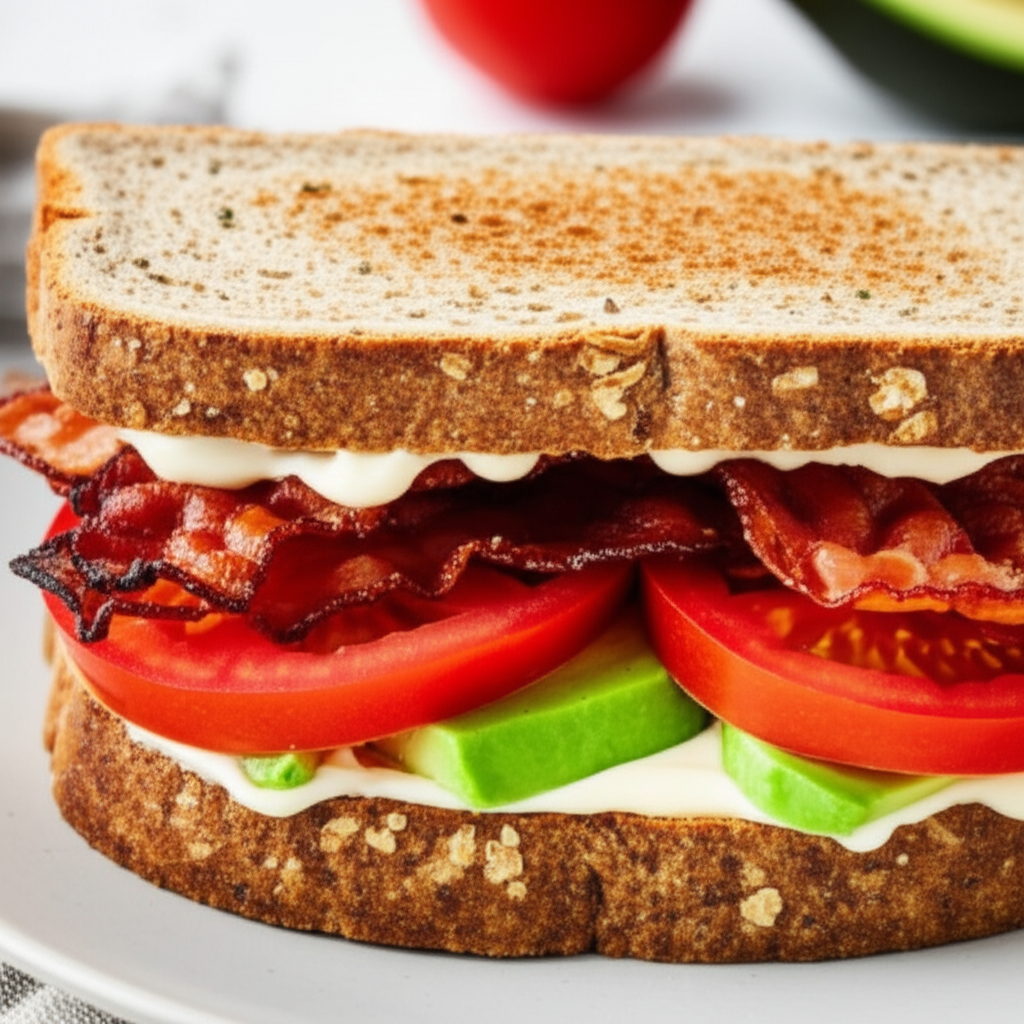 Bacon Tomato Avocado Sandwich image