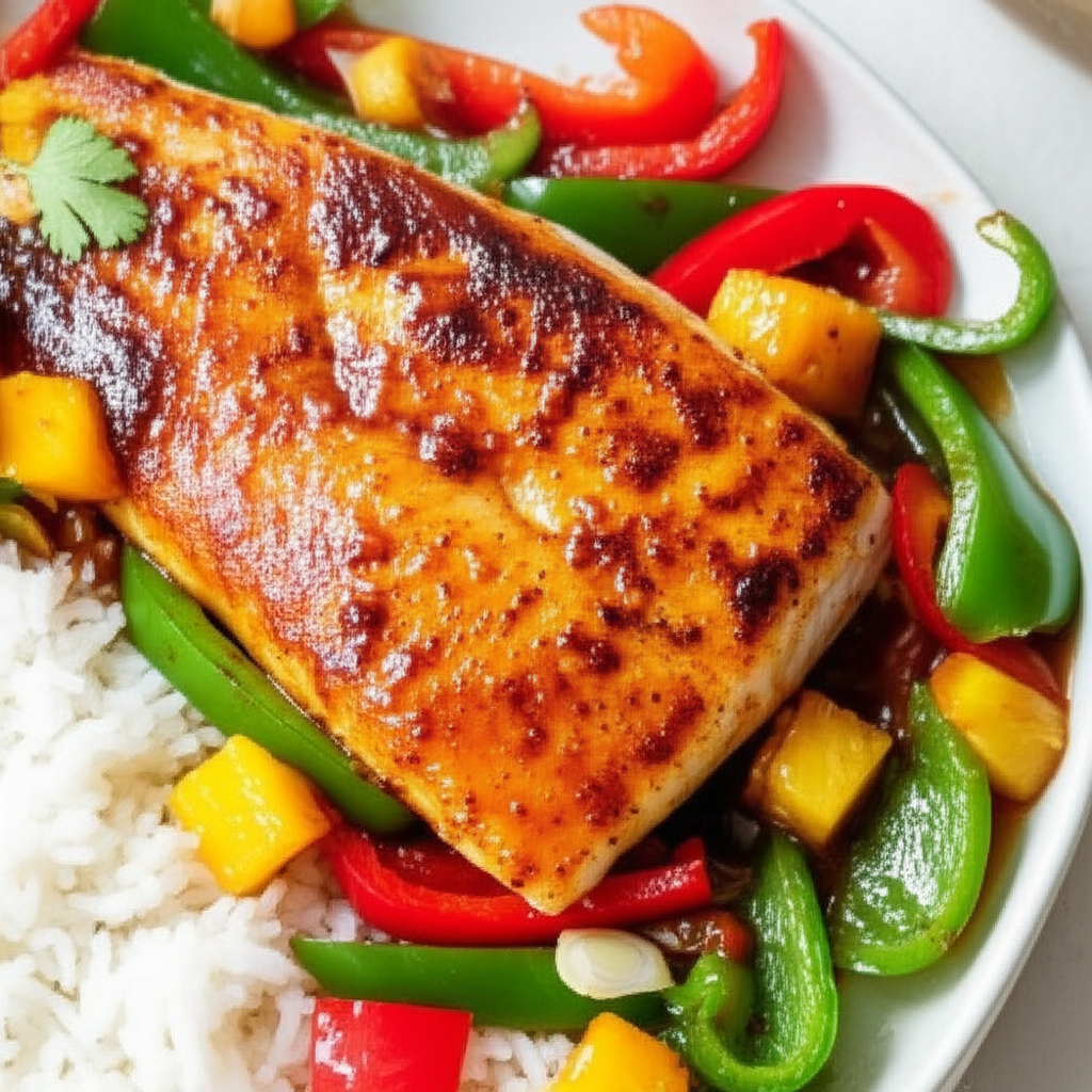 Mahi Mahi Polynesian Style image