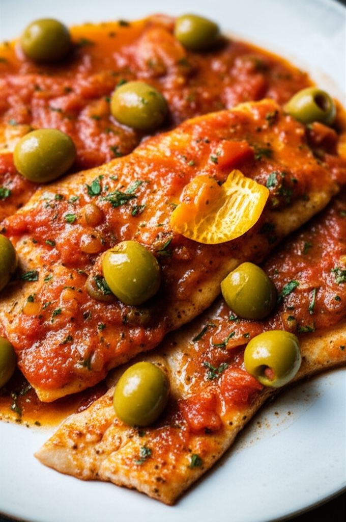 Mahi Mahi In Tomato Olive Sauce image