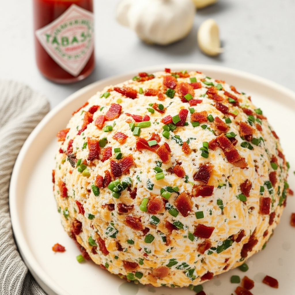 Bacon Cheddar Cheese Ball image
