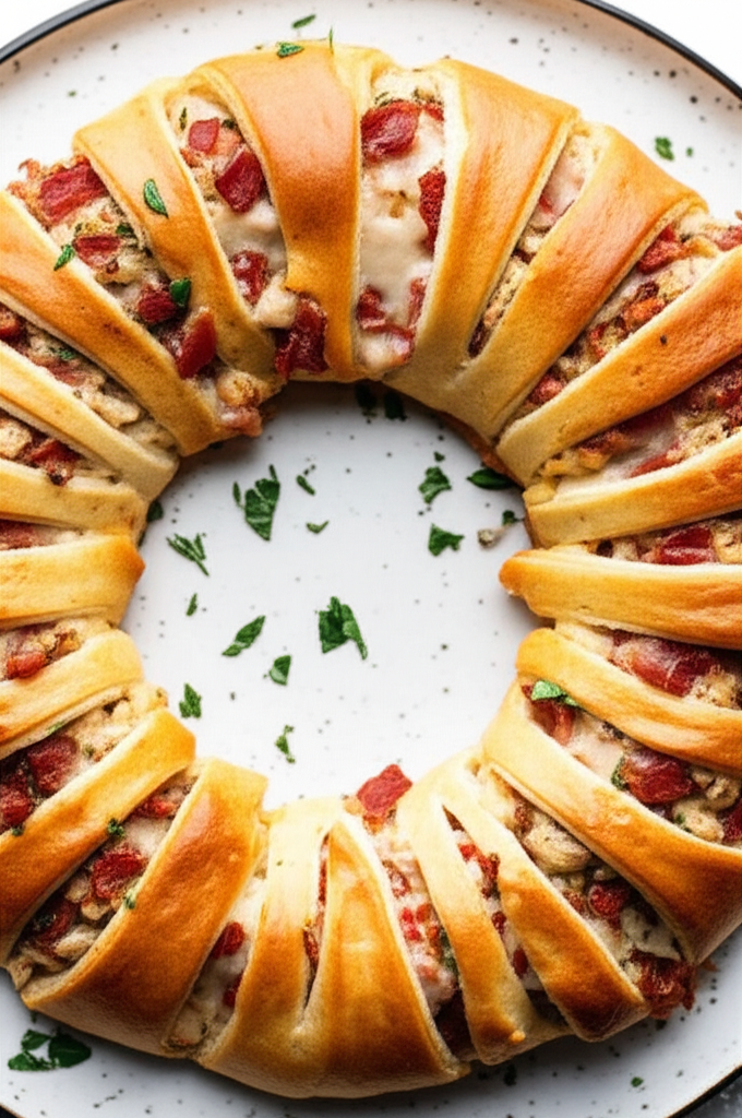 Bacon Chicken Crescent Ring image