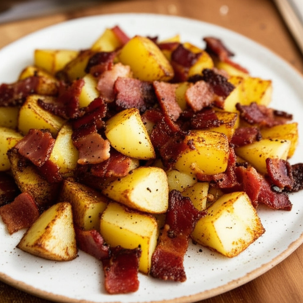 Bacon Fried Potatoes image