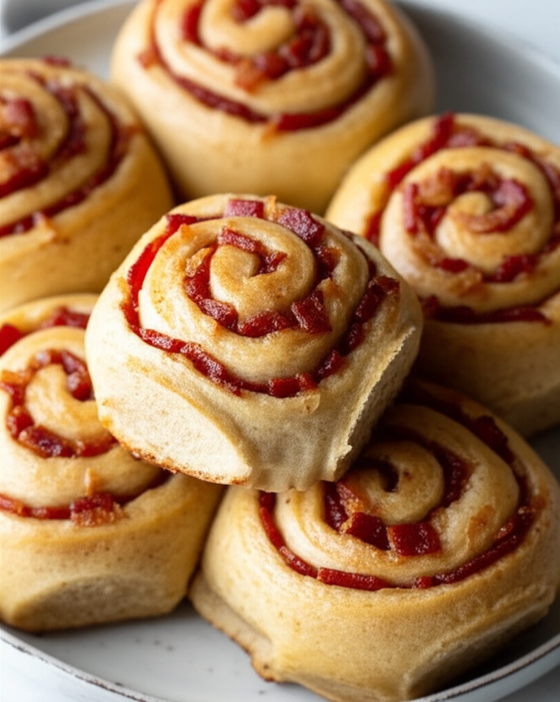 Bacon Onion Rye Rolls image
