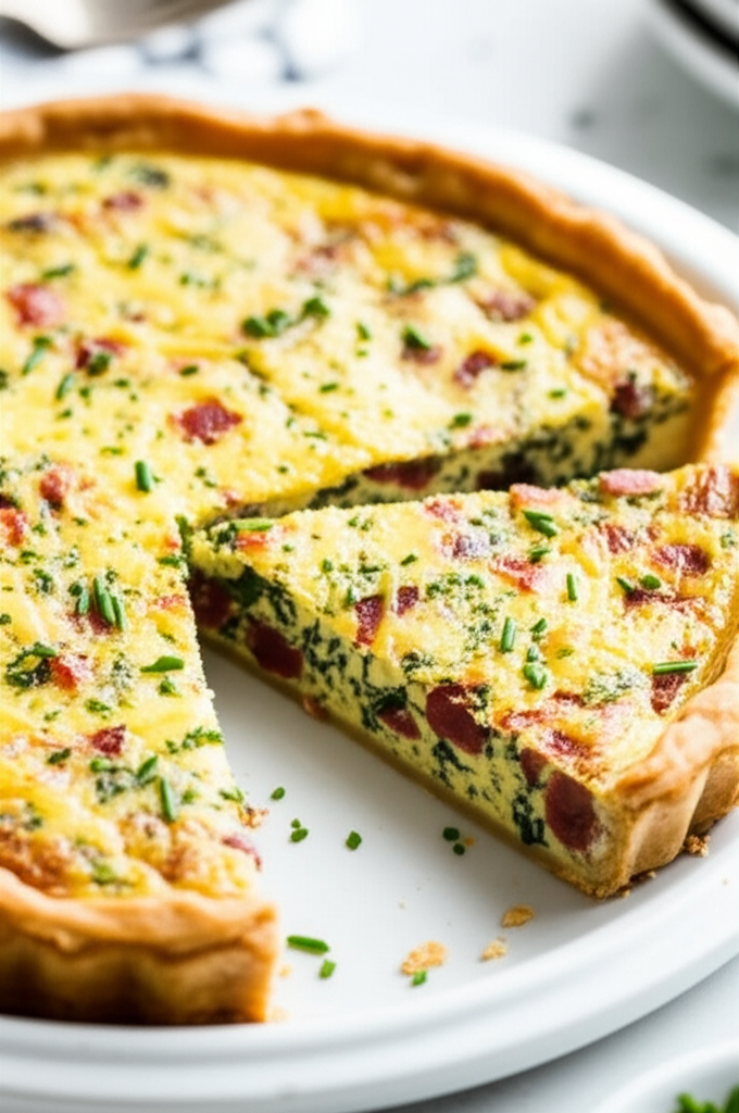 Bacon Spinach Quiche image