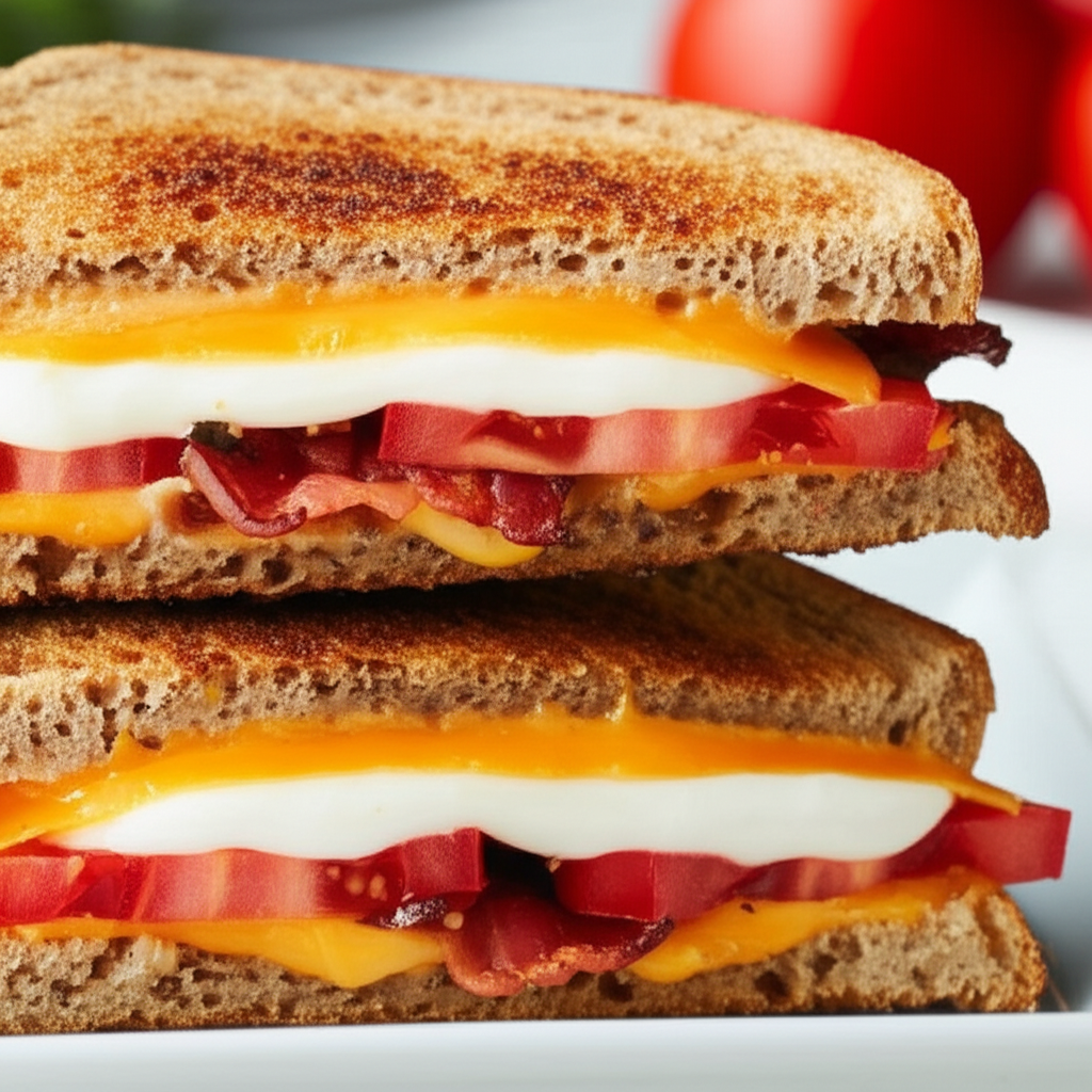 Bacon Tomato Grilled Cheese image
