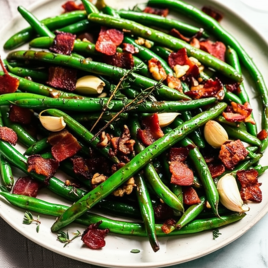 Bacon Walnut Green Beans image