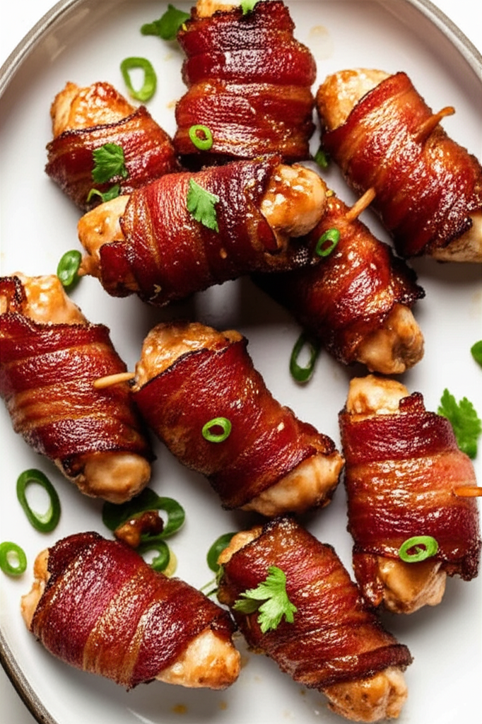 Bacon Wrapped Chicken Nuggets image
