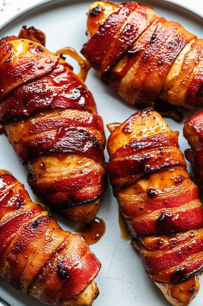 Bacon Wrapped Grilled Chicken image