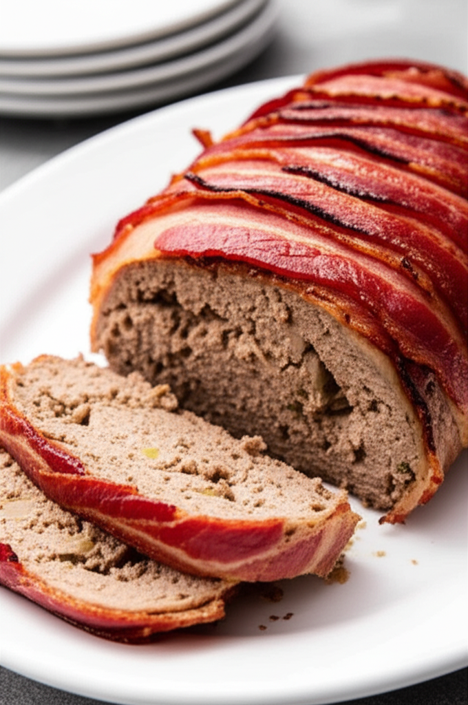 Bacon Wrapped Meatloaf Wolfgang Puck image