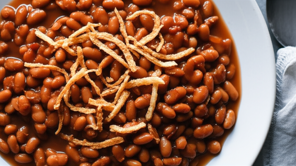 Baconless Baked Beans image