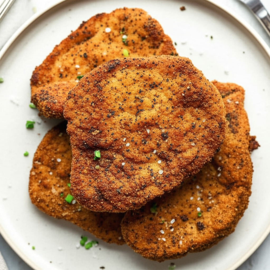 3 Spice Fried Pork Chops image