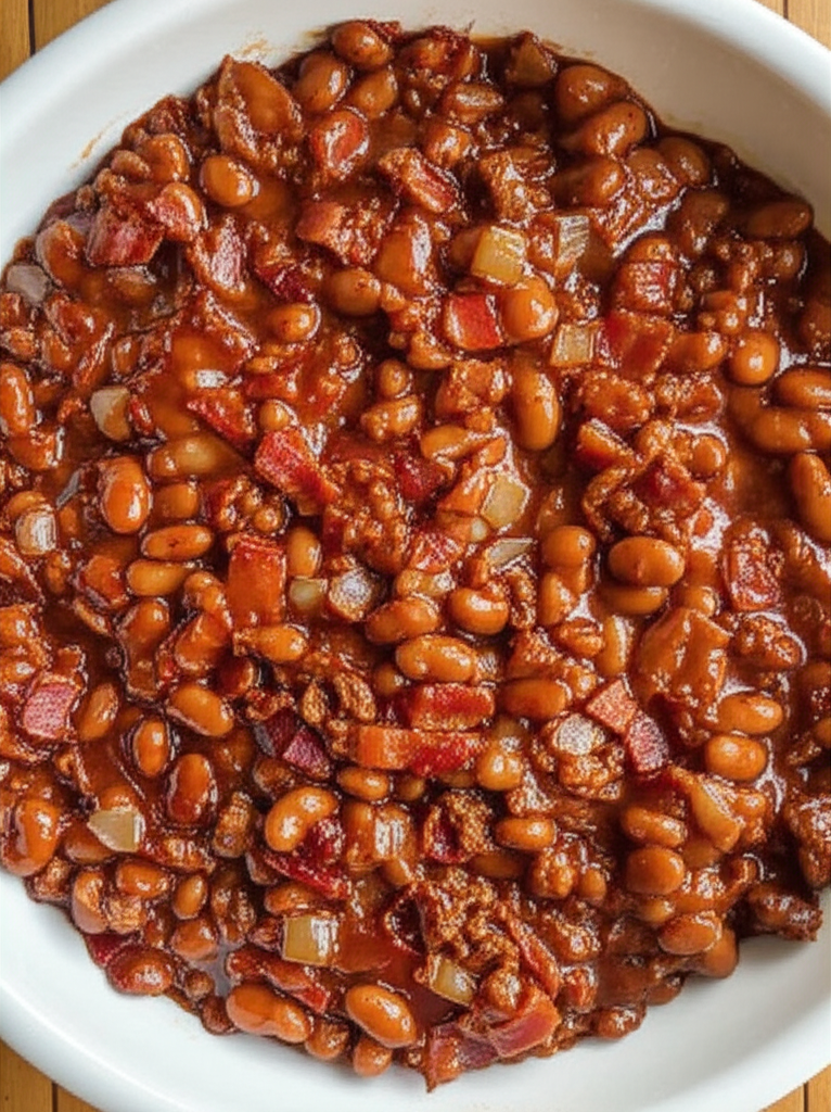 Badazz Baked Beans Beef And Bacon image