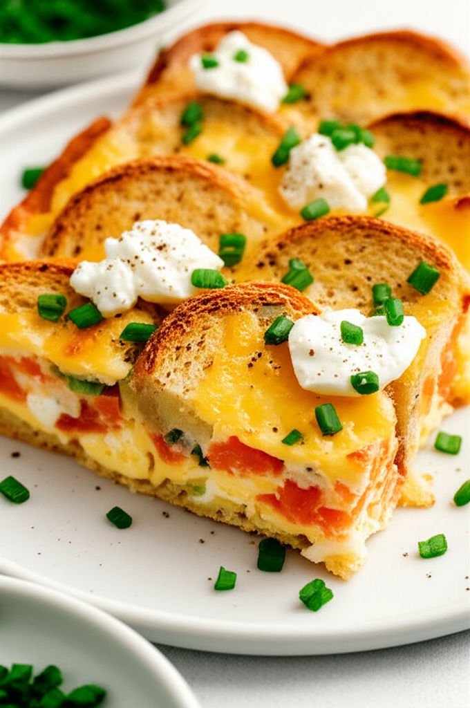 Bagel Lox And Egg Strata image