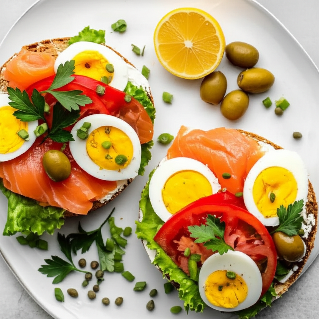 Bagels With Smoked Salmon image