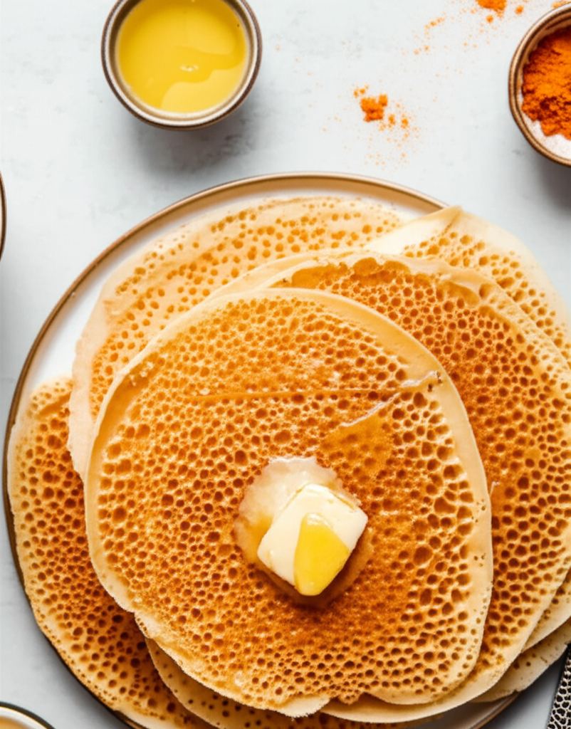 Baghrir Moroccan Yeast Pancakes image