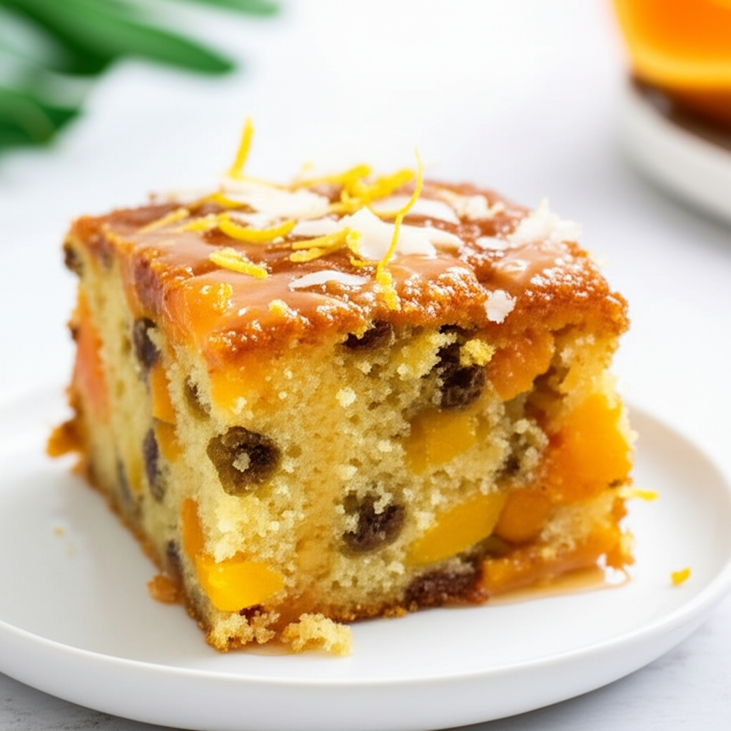 Bahamian Papaya Rum Cake image