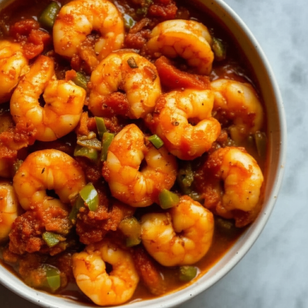 Bahraini Prawns Shrimp In Tomato Sauce image