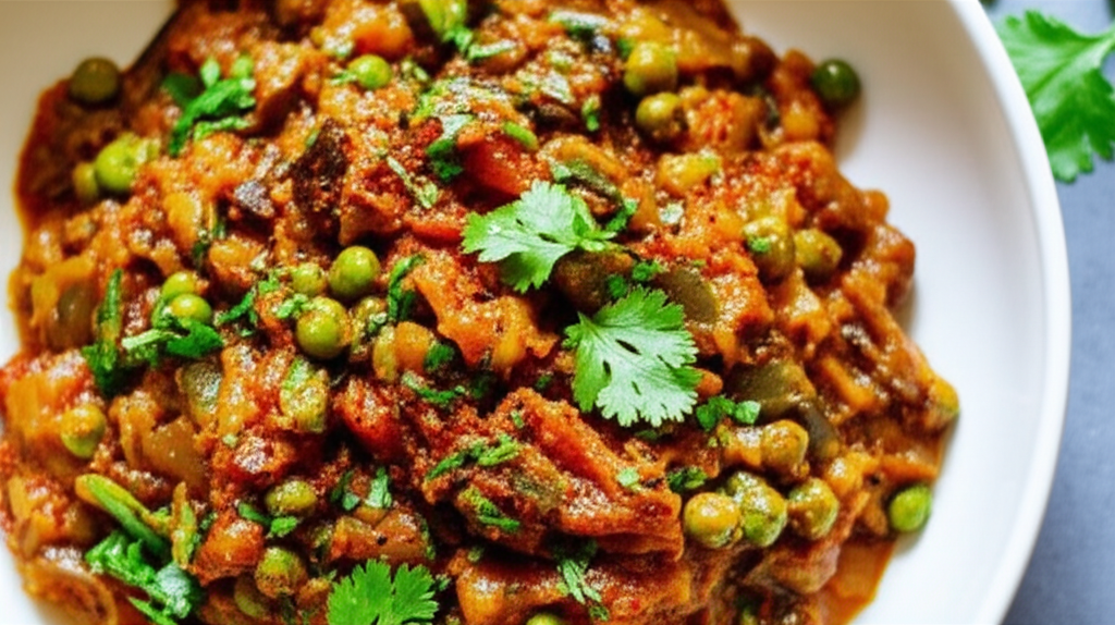Baigan Bhartha Eggplant Aubergine image
