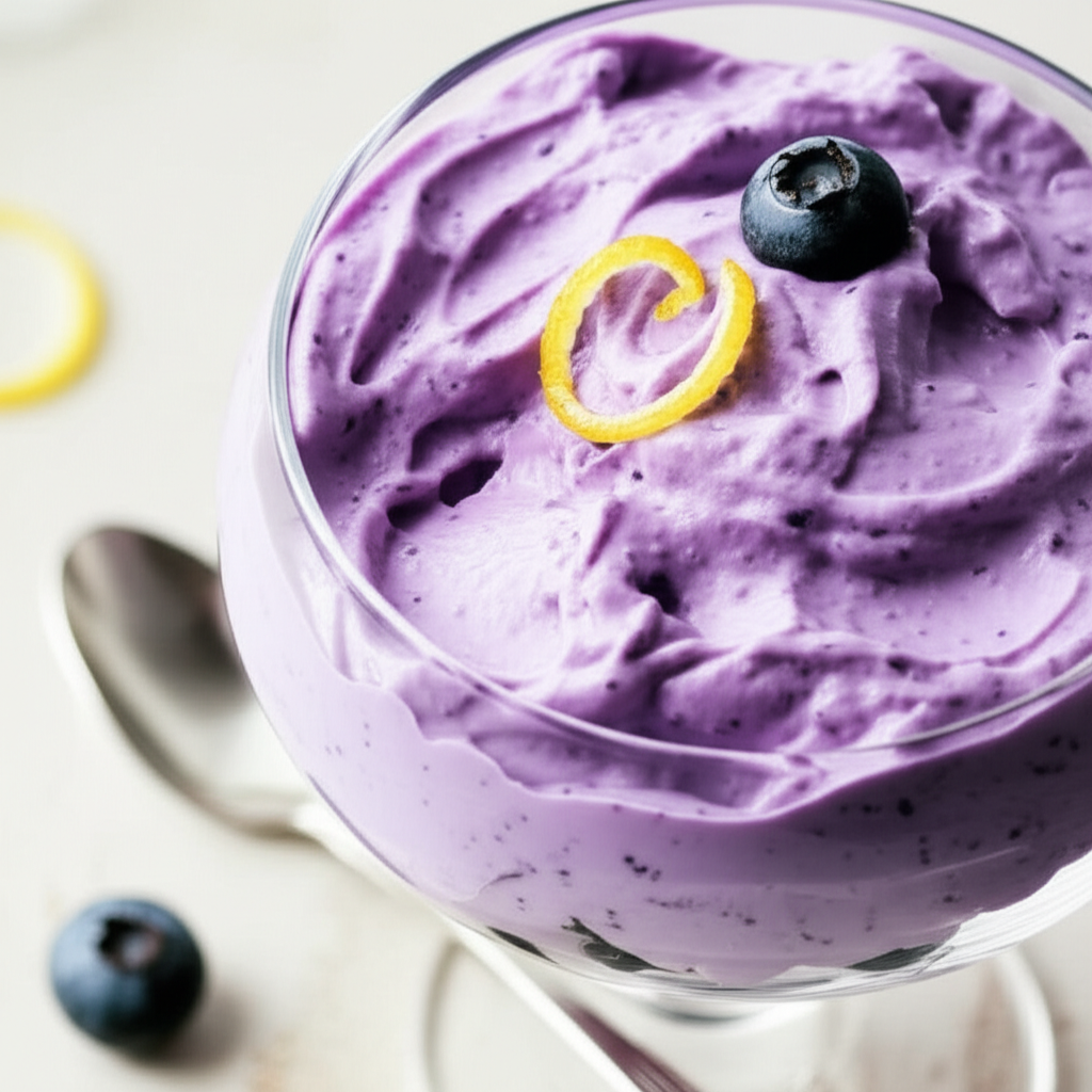 Bailey's Irish Cream Blueberry Mousse image