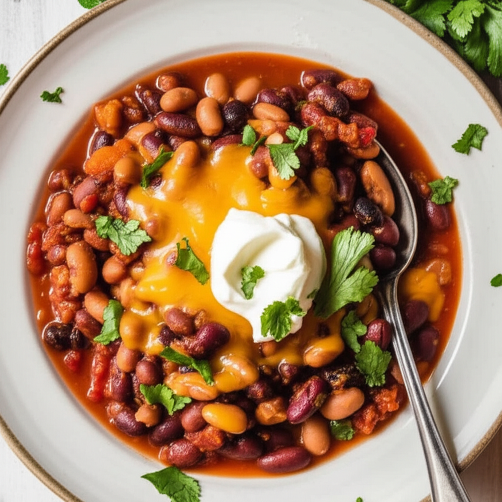 3 Bean Vegetarian Chili Goya Beans image