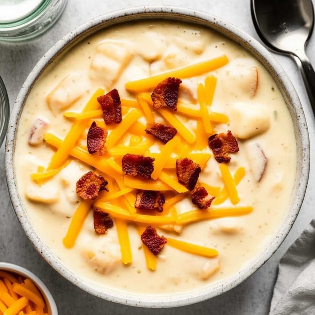 3 Cheesy Potato Soup image