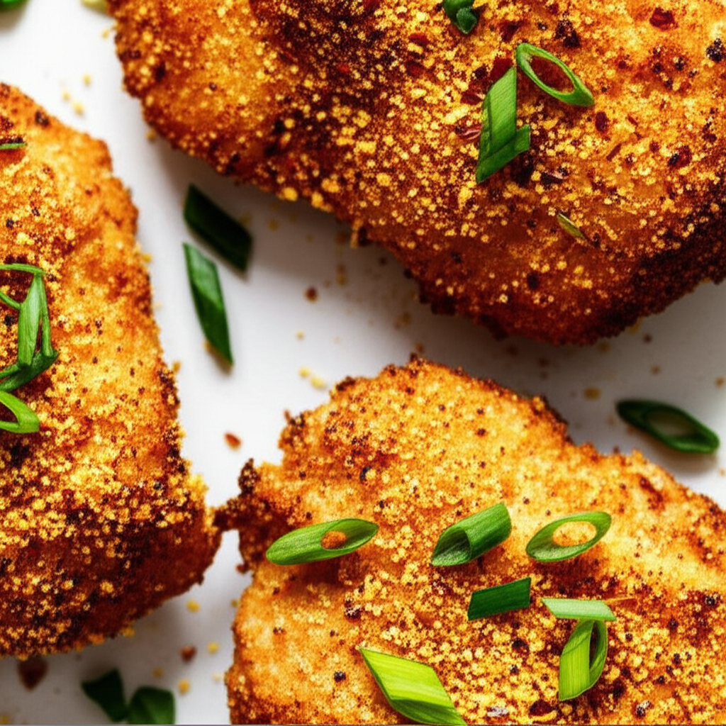 Baked Fried Chicken Thighs image