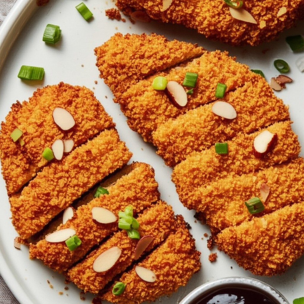 Baked Almond Chicken image