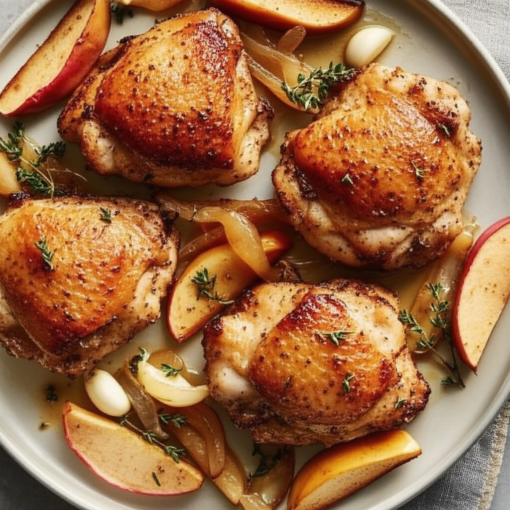 Baked Apple Chicken image